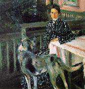 Boris Kustodiev Julia Kustodieva oil painting on canvas